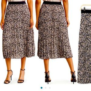 Vince Camuto floral midi skirt